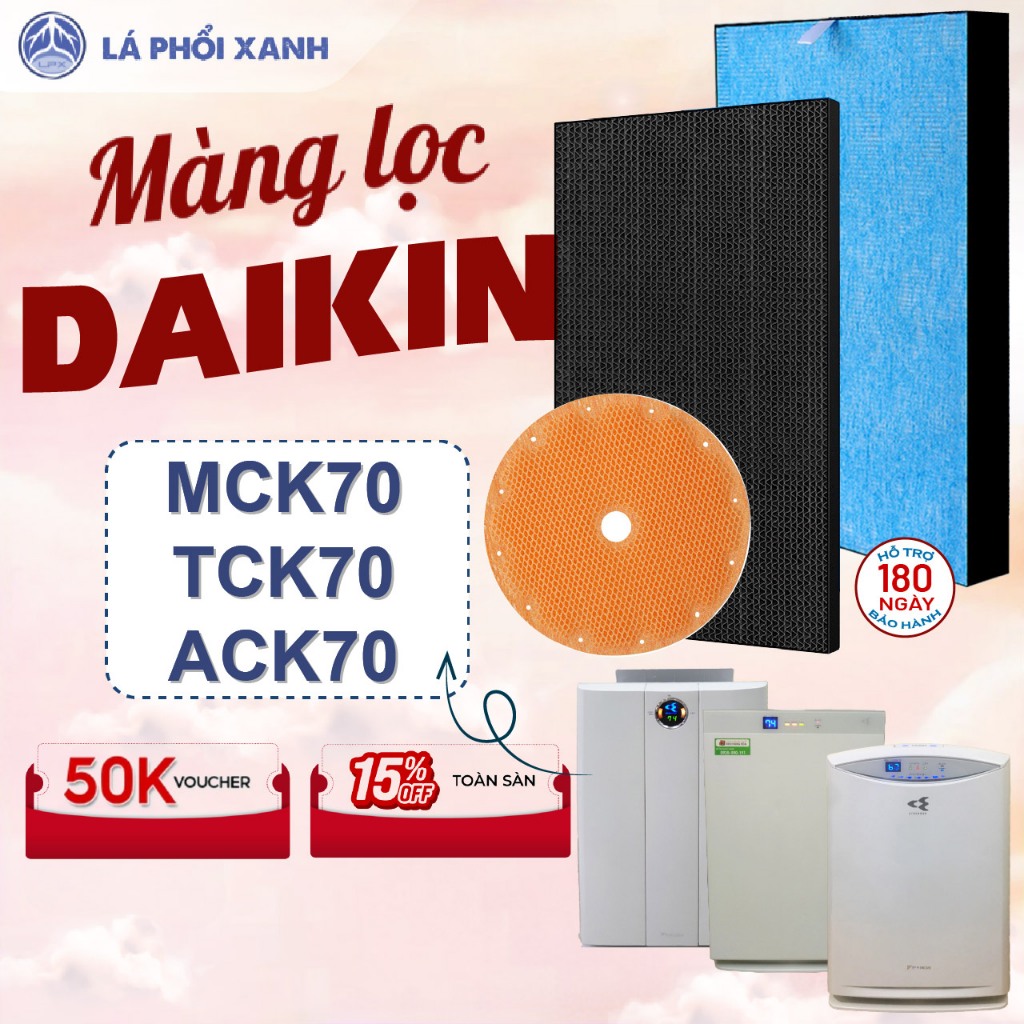 Màng lọc không khí Daikin MCK70 ACK70 TCK70 - Màng lọc hepa Daikin - Tấm lọc không khí - Bù ẩm
