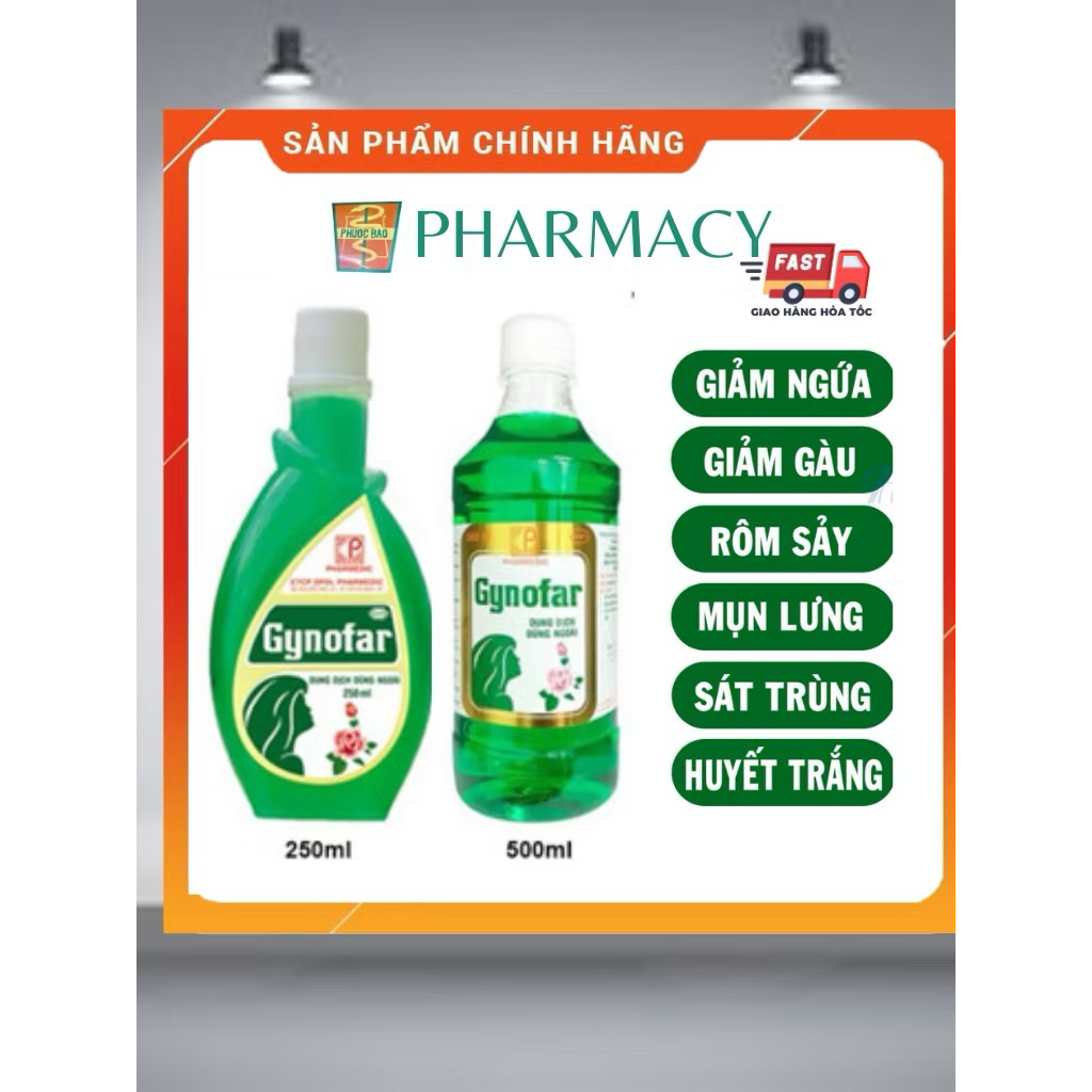 dung dịch dùng ngoài Gynofar