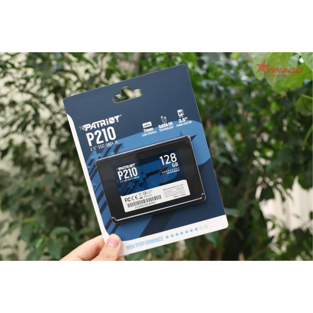 Ổ cứng SSD PATRIOT P210 128GB/256GB/512GB SATA III Chính Hãng | BH 36TH