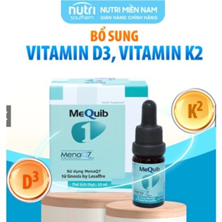 Vitamin D3K2 MEQUIB 1 - Bổ sung vitamin D3 và vitamin K2