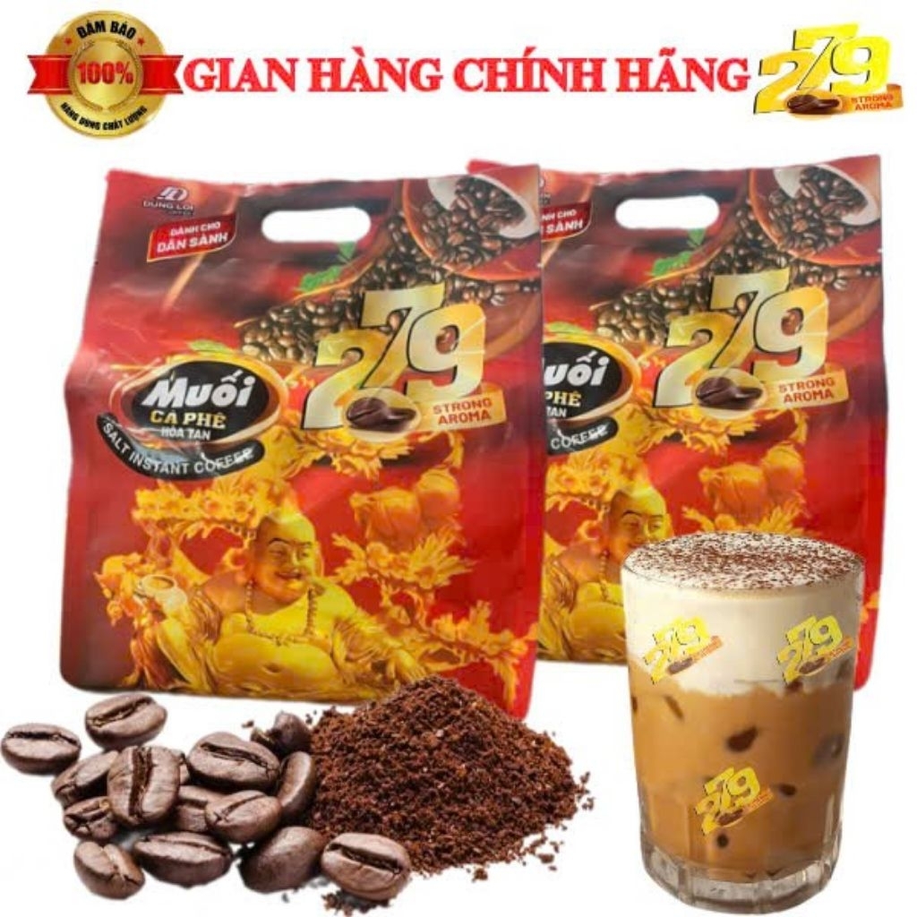 [Combo 2 bịch] Cafe Muối 279 - Bịch 45 gói 16g
