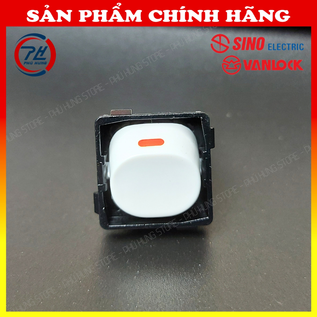 Công Tắc S18 Sino Vanlock Chính Hãng – Công Tắc 1 Chiều & 2 Chiều, Công Tắc Đèn, Cầu Thang
