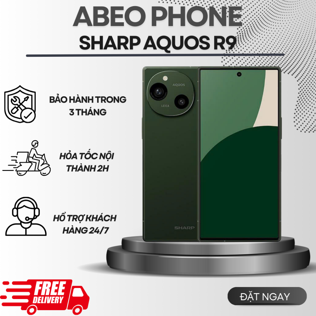 Điện Thoại Sharp Aquos R9 Ram 12/256GB 2 SIM Máy Đẹp Nguyên Zin