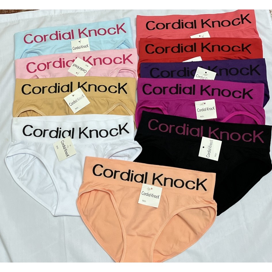 Quần Lót Nữ Thun Dệt Lưng Chữ CORDIAL, Size (55-63Kg), Lưng Bản To 5 cm ôm bụng, in chữ CORDIAL thời