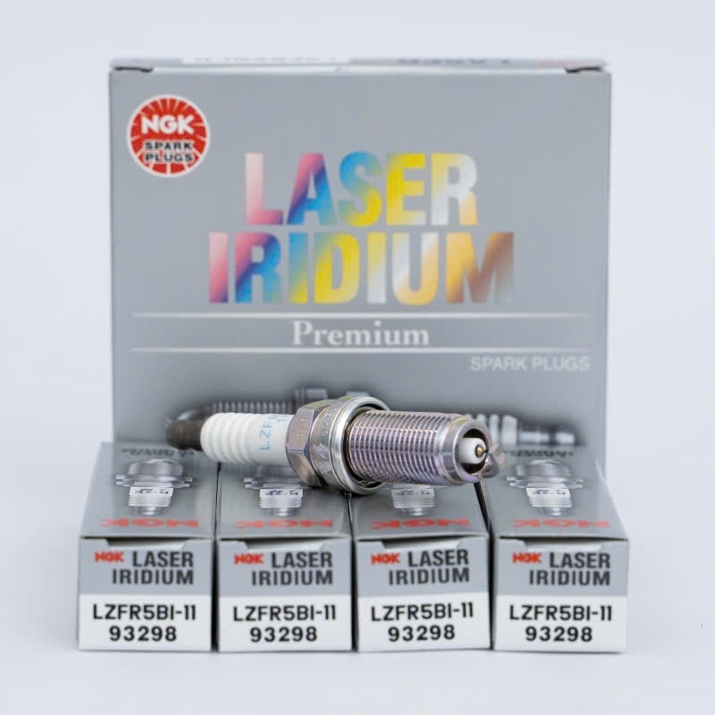 (LZFR5BI-11) Bộ 4 cái bugi NGK Laser Iridium mã LZFR5BI-11 độ bền 120.000 km