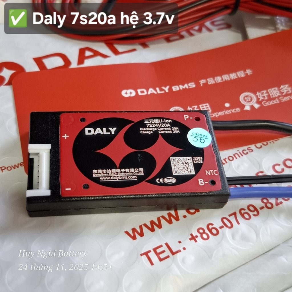 Mạch DaLy 7s 29,4vol / Bảo Vệ Sạc Xả Pin Lion 3,7v