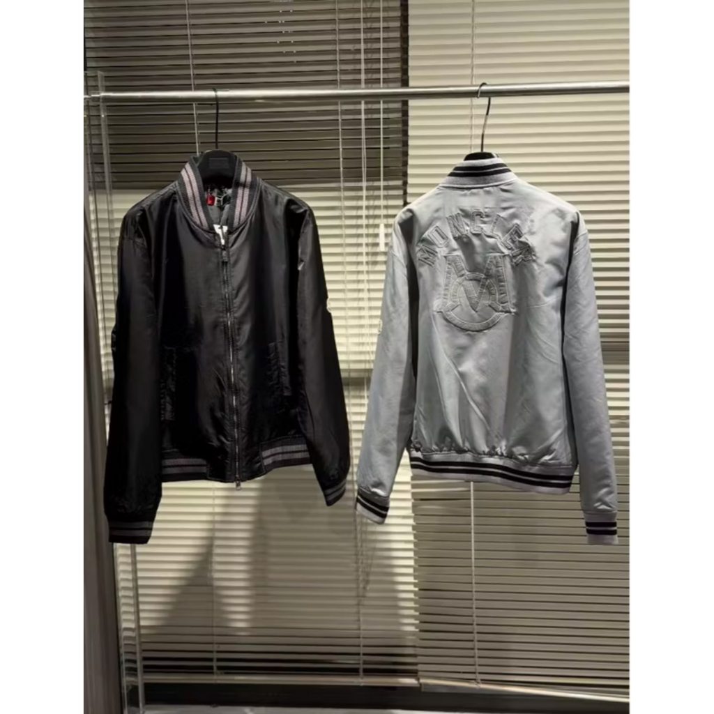 Áo Khoác MONCLER Chữ Thêu Lưng Cực Đẹp Dày Dặn - Áo Khoác Nam Logo Thêu Sắc Nét