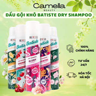 Dầu Gội Khô Batiste Dry Shampoo Giúp Tóc Bồng Bềnh Tức Thì 200ml - Camella Beauty