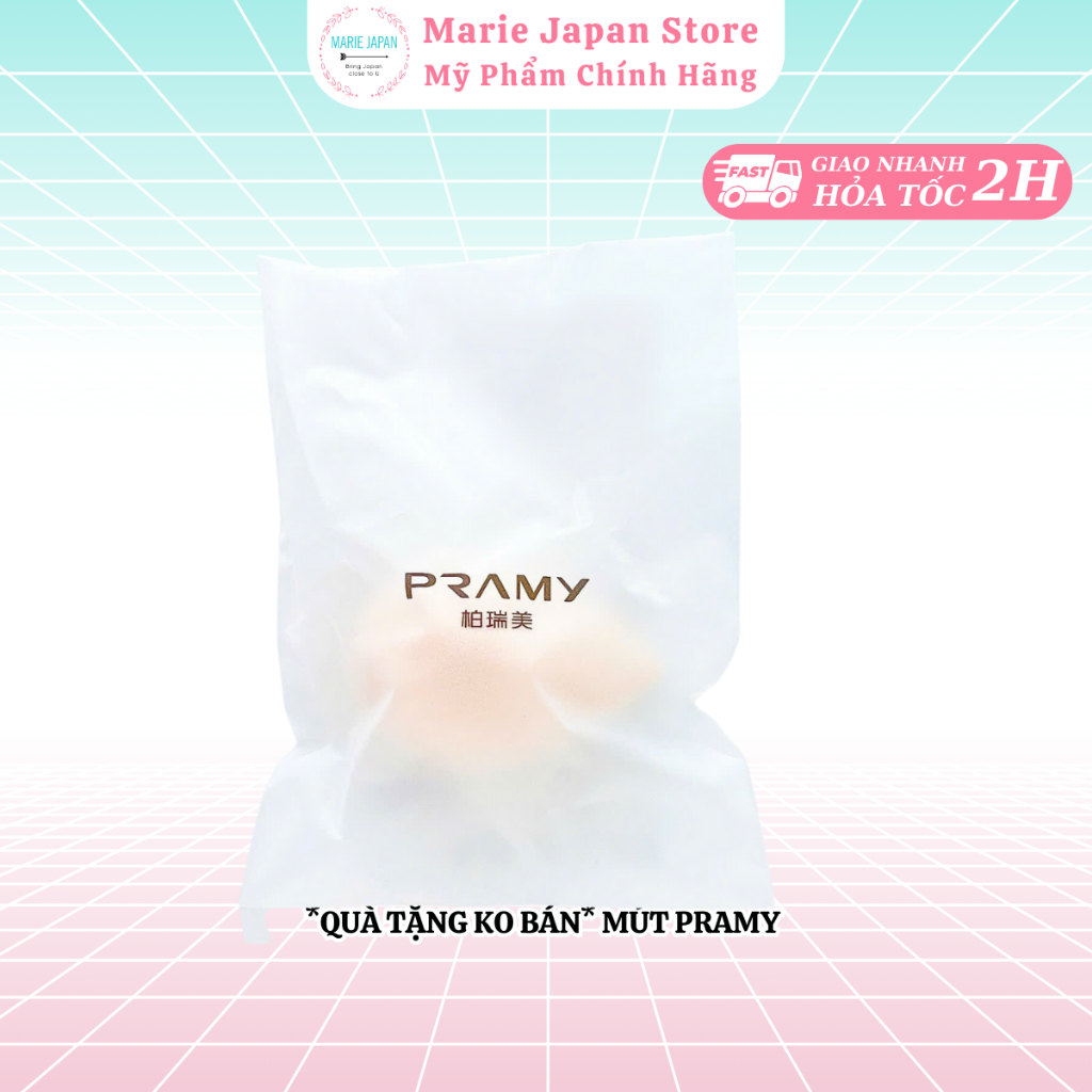 *QUÀ TẶNG KHÔNG BÁN - Bông Mút Trang Điểm PRAMY - Marie Japan