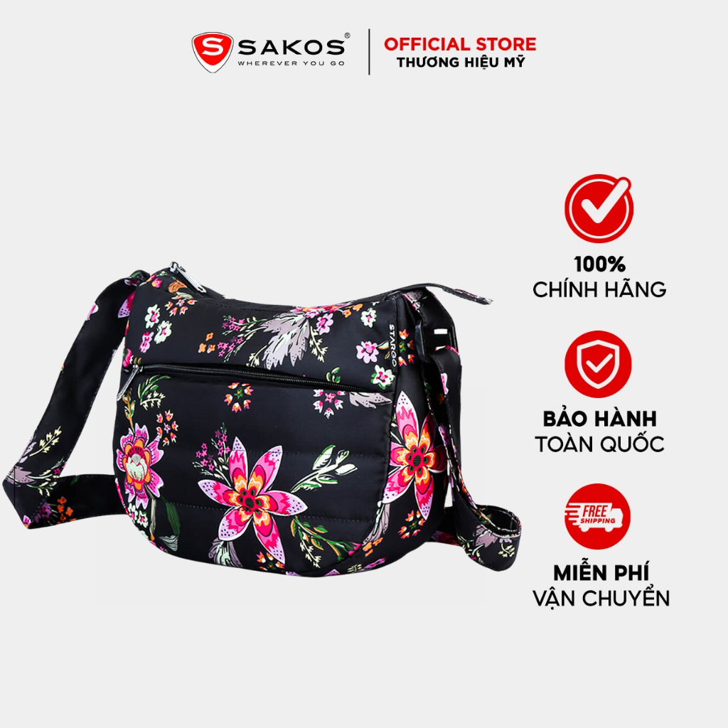 Túi Đeo Chéo STARGO CROSSY - Túi Đeo Ngực Nam Nữ, Nhỏ Gọn, Trượt Nước, Nhiều Ngăn, Dây Đeo Êm Vai, Phù Hợp Đi