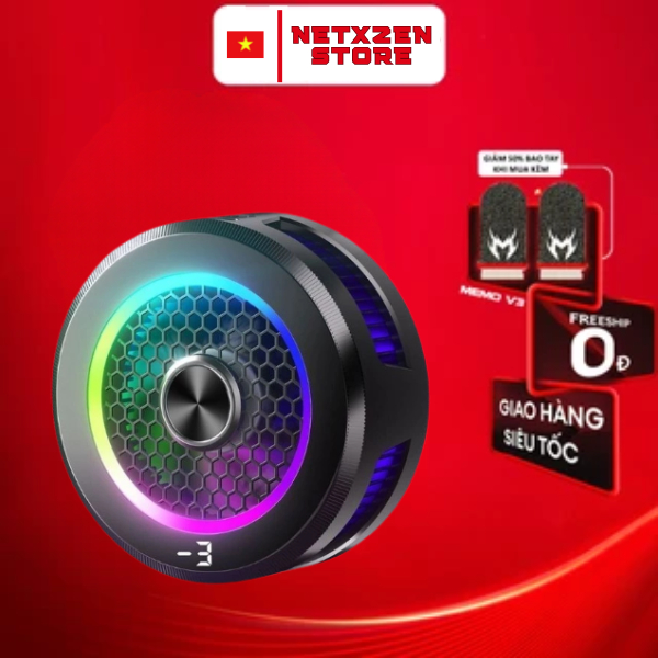 Quạt Tản Nhiệt Sò Lạnh AL19 LED RGB Có Màn Hình Hiển Thị Đèn Chiến Mọi Tựa Game