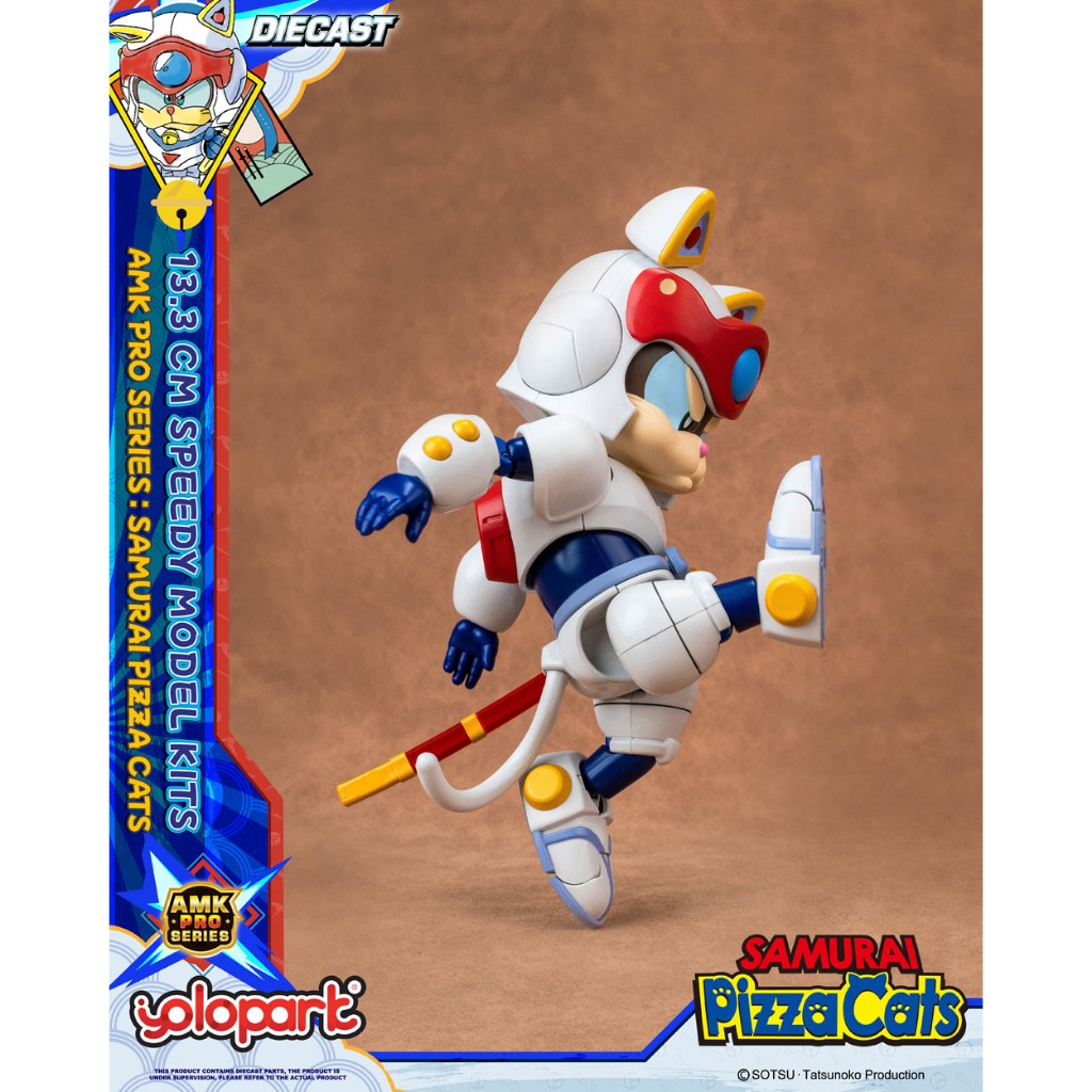 Samurai Pizza Cats – Speedy Model Kit 13.3cm | AMK PRO Series