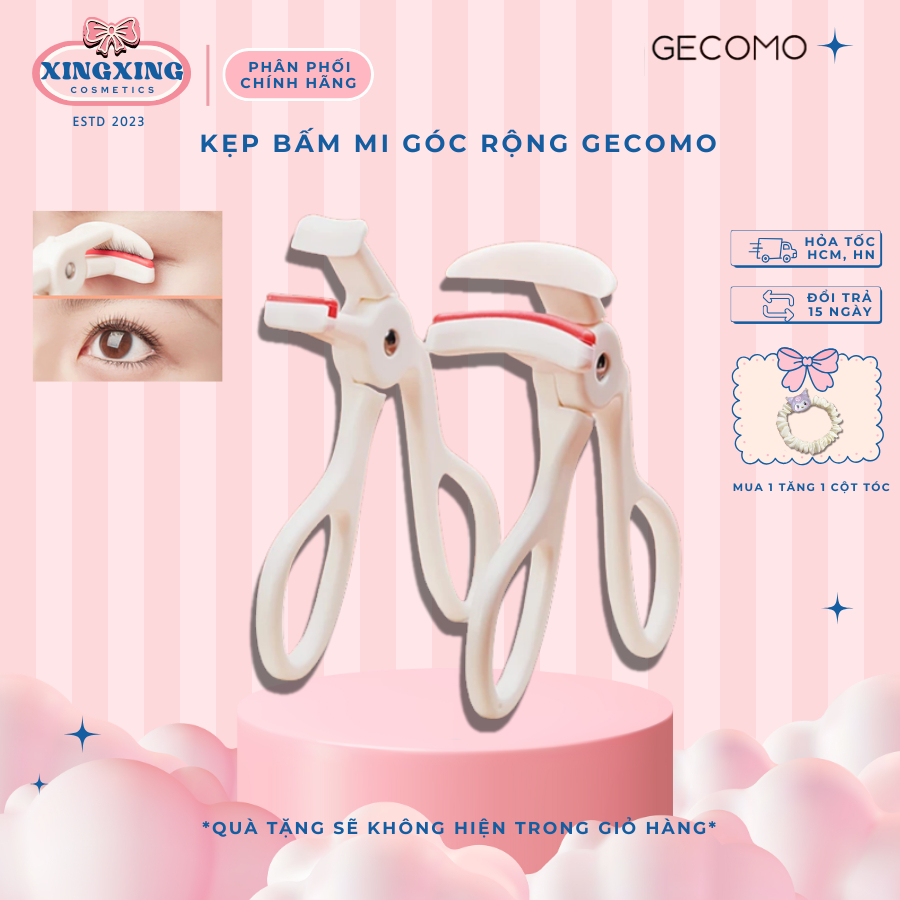 [GECOMO] Kẹp Bấm Lông Mi GECOMO Dụng Cụ Bấm Mi Mini Góc Rộng Nhỏ Gọn Tiện Dụng Cong Mi Lâu XINGXINGC