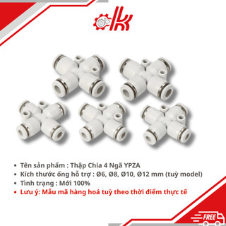 Ngã tư nối ống khí YPZA - Ngã tư nối ống khí chữ thập YPZA STNC