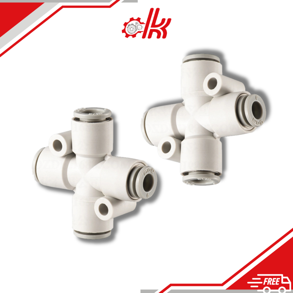 Ngã tư nối ống khí YPZA - Ngã tư nối ống khí chữ thập YPZA STNC
