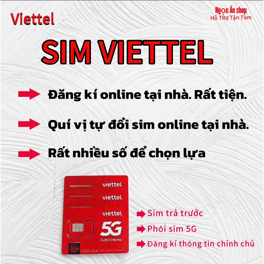 SIM VIETTEL.  [  ĐĂNG KÍ CHÍNH CHỦ TẠI NHÀ ]. [ ĐỔI ESIM TẠI NHÀ ]. [ ĐA DẠNG SỐ CHỌN ]