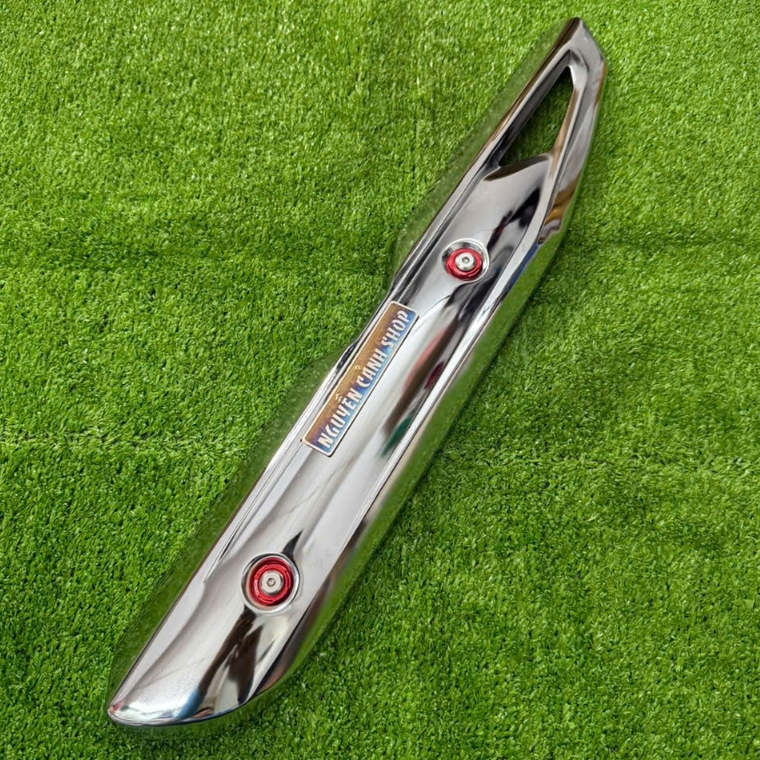 Ốp pô xe Wave A110 Đời 2017-2025 Có Luôn Ốc Ốp Pô xi Ken