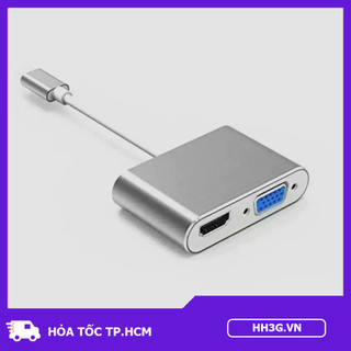 Cáp Chuyển Đổi Type-C Sang HDMI/VGA  – Hỗ Trợ Xuất Hình Ảnh Sắc Nét, Tương Thích Laptop, PC,...