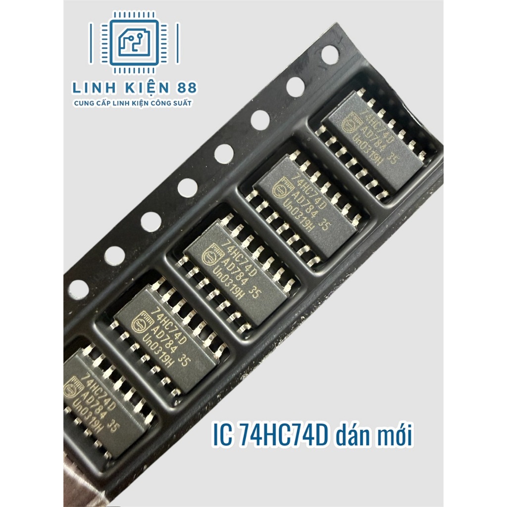 5 hoặc 10 con IC Logic 74HC74D 74HC74 HC74 dán Sop-14 mới chính hãng