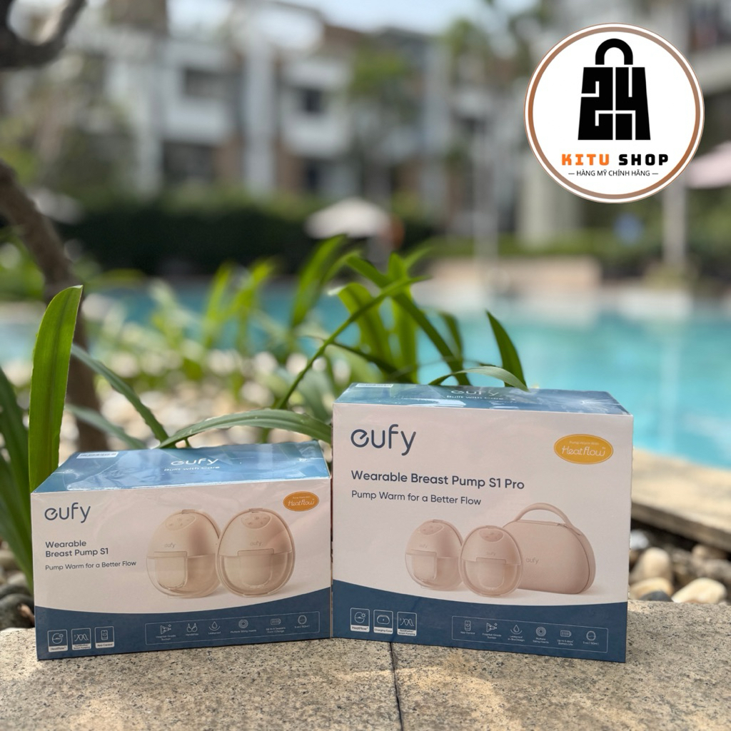 [Hàng Mỹ-Không bảo Hành-Đọc kĩ lưu ý] Máy hút sữa Eufy S1 S1 Pro của Mỹ