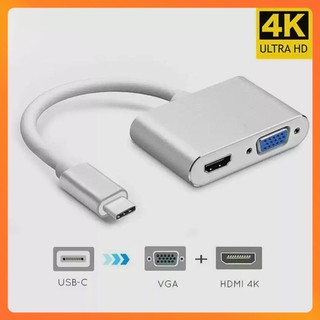 Cáp Chuyển Đổi Type-C Sang HDMI/VGA  – Hỗ Trợ Xuất Hình Ảnh Sắc Nét, Tương Thích Laptop, PC,...