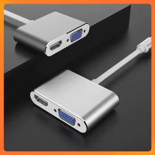 Cáp Chuyển Đổi Type-C Sang HDMI/VGA  – Hỗ Trợ Xuất Hình Ảnh Sắc Nét, Tương Thích Laptop, PC,...