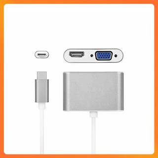 Cáp Chuyển Đổi Type-C Sang HDMI/VGA  – Hỗ Trợ Xuất Hình Ảnh Sắc Nét, Tương Thích Laptop, PC,...