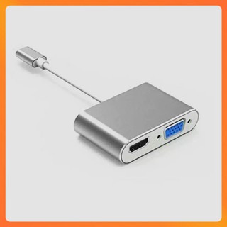 Cáp Chuyển Đổi Type-C Sang HDMI/VGA  – Hỗ Trợ Xuất Hình Ảnh Sắc Nét, Tương Thích Laptop, PC,...