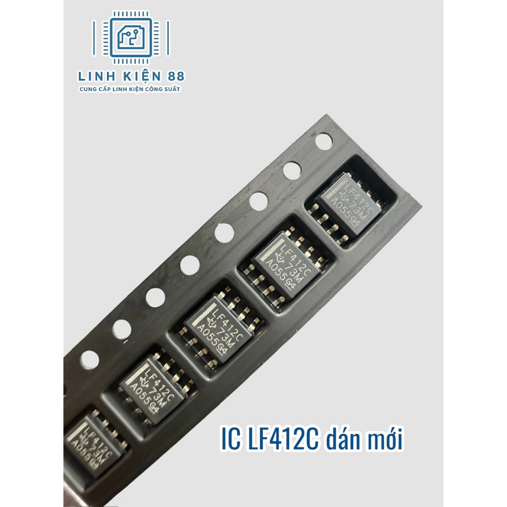 5 con IC LF412C LF412 412 dán Sop-8 mới chính hãng TI