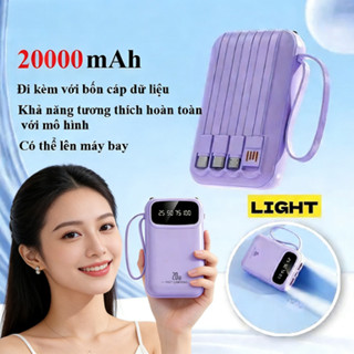 Sạc dự phòng X279 siêu nhanh 20000mAh thiết kế nhỏ gọn tiện lợi cho người dùng cần sạc nhanh trong thời gian ngắn