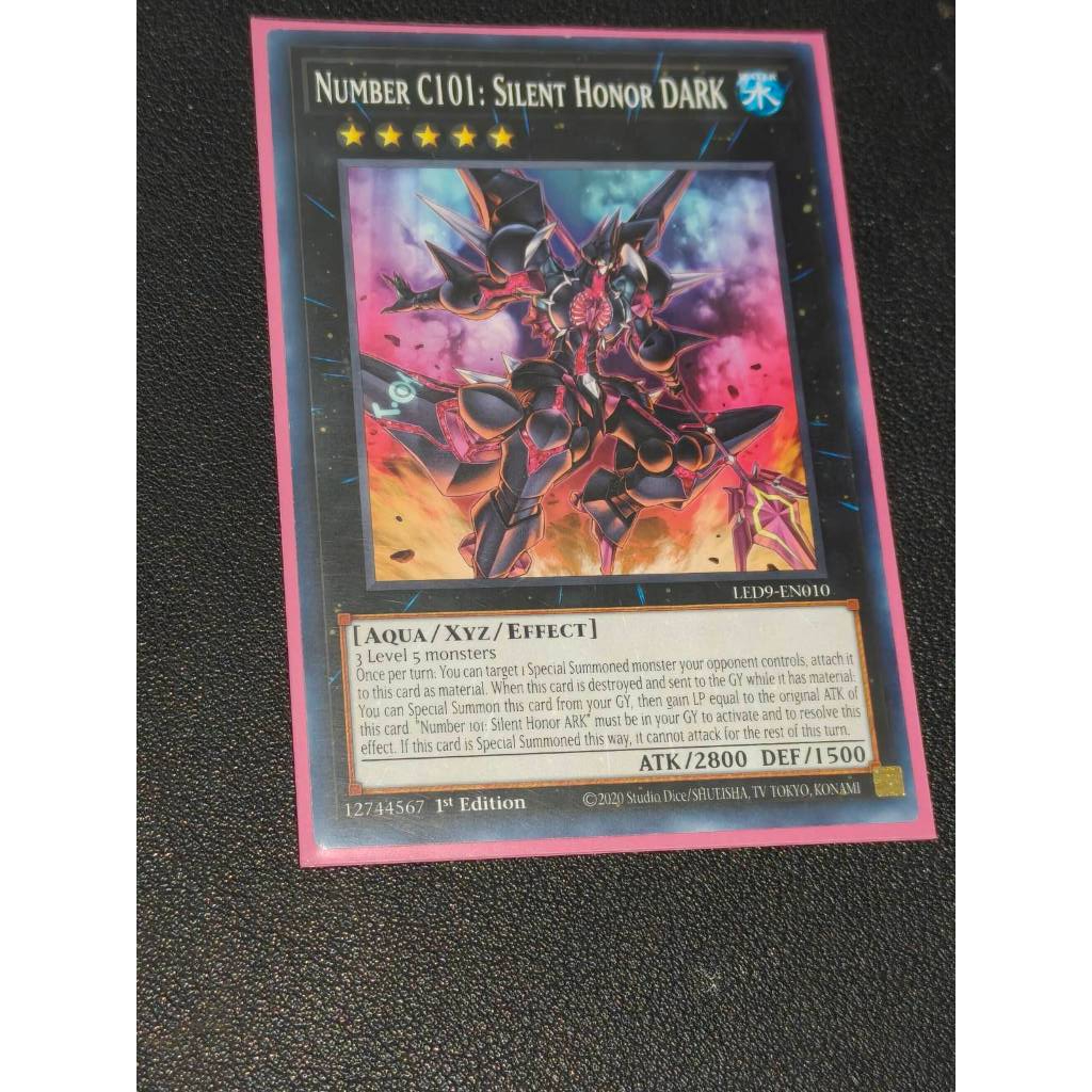 Number C101: Silent Honor DARK (LED9-EN010) - Legendary Duelists: Duels From the Deep Common