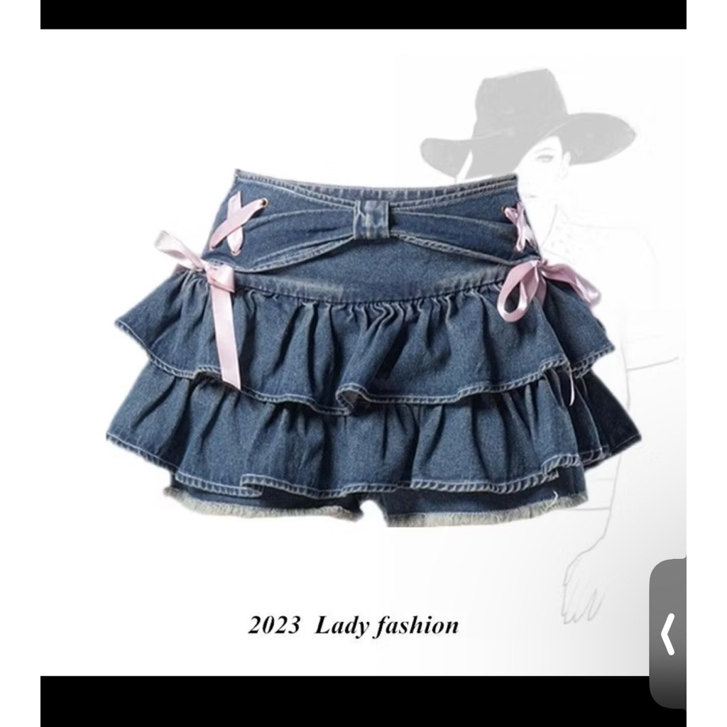 Chân Váy Jean Y2K