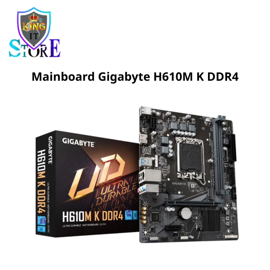 Main Gigabyte H610M K DDR4  (Socket 1700 | HDMI+VGA | M.2) - hàng chính hãng