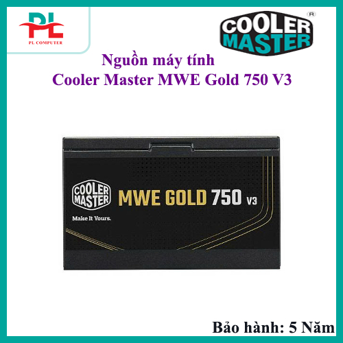 Nguồn máy tính Cooler Master MWE Gold 750 V3  - Chính Hãng