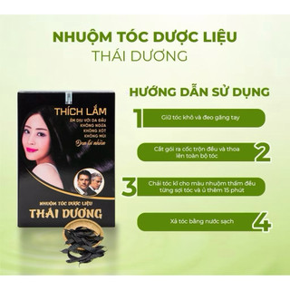Nhuộm Tóc Thái Dương Hộp (5 Gói Gel Pha Sẵn)
