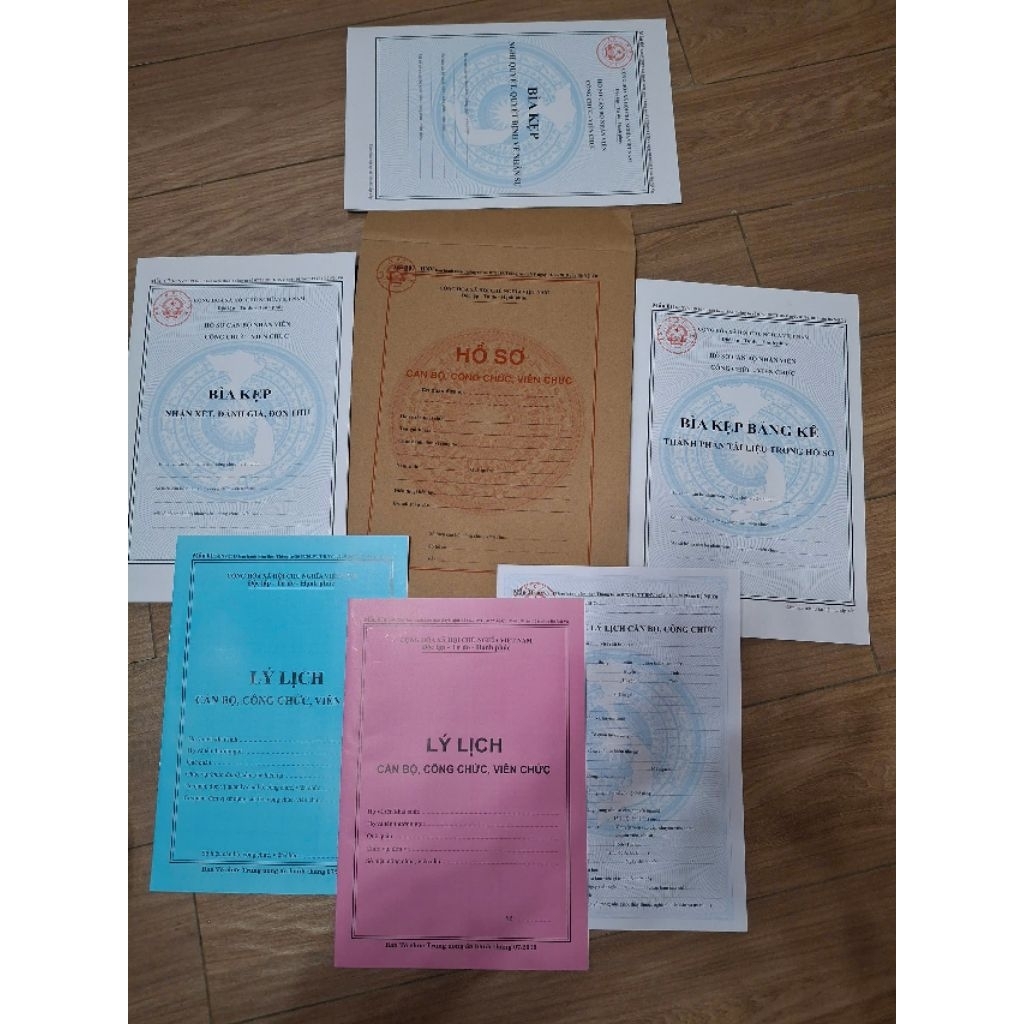 Hồ sơ cán bộ, công chức, viên chức (Kèm theo QĐ 07/2019 - Mẫu của Bộ Nội vụ)