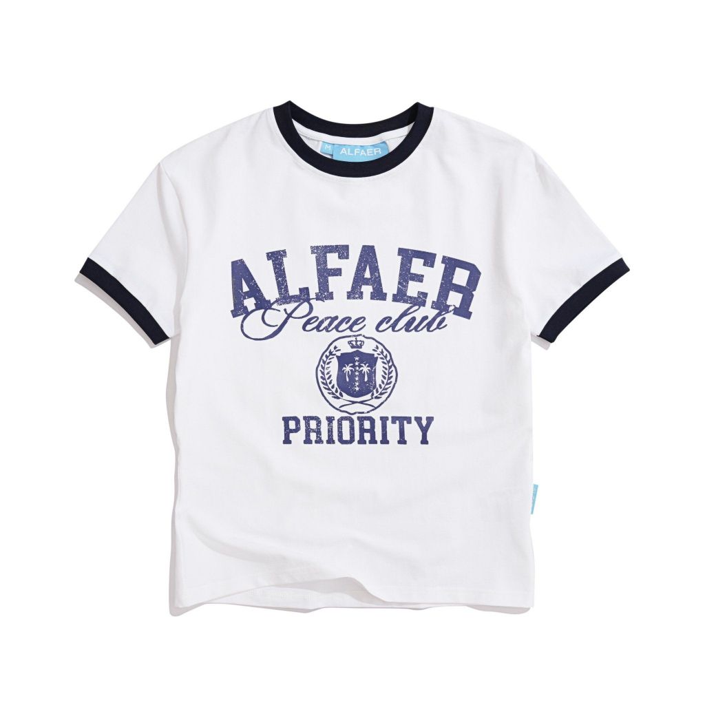 ÁO "ALFAER" PRIORITY FIT T-SHIRT - WHITE