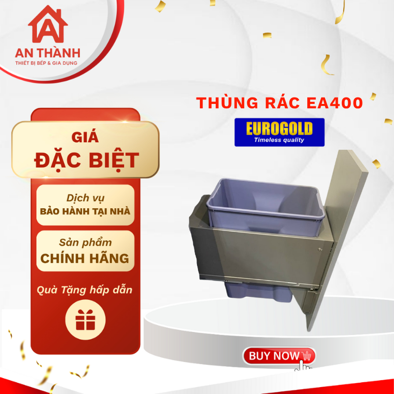 Thùng Rác Inox Eurogold EA400 – Lựa Chọn Phù Hợp Cho Nhà Bếp Hiện Đại