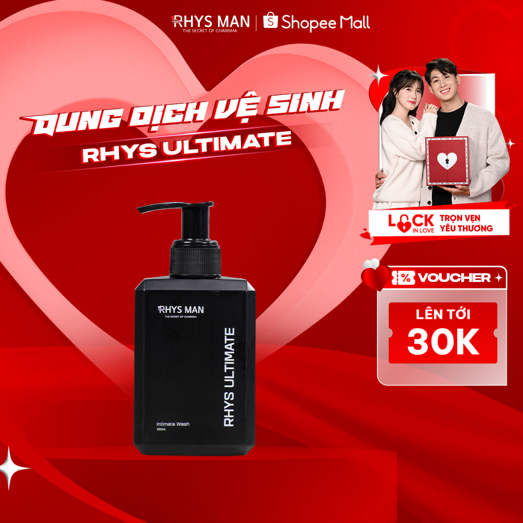Dung dịch vệ sinh nam hương bạc hà Rhys Ultimate 120ml RHYS MAN