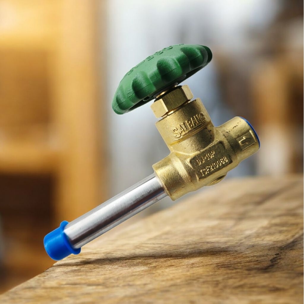 Oxy lỏng_Nito lỏng_Argon lỏng_Van chặn bình Dewar DJ-10P_Van chặn bình khí lỏng lạnh