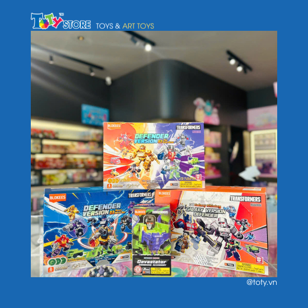 [CHÍNH HÃNG] DEVASTATOR KIT + 2 SET DEFENDER VER Transformers DV - Blokees