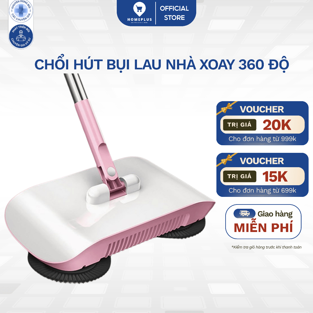 Gợi ý các mẫu chổi quét nhà hút bụi thông minh đáng mua hiện nay