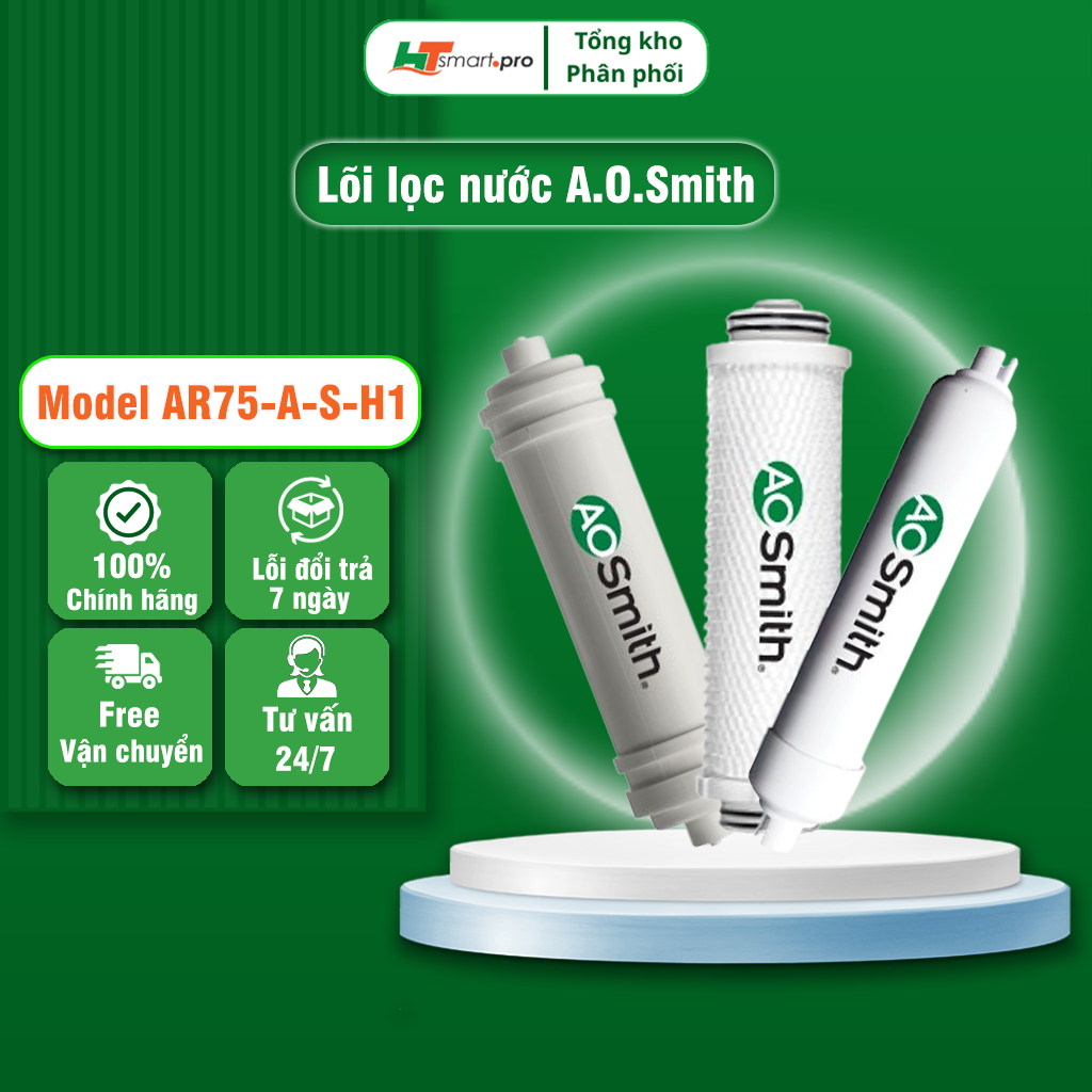 BỘ LÕI LỌC AOSMITH A-S-H1 -Hàng Chính Hãng - HTSMART.PRO
