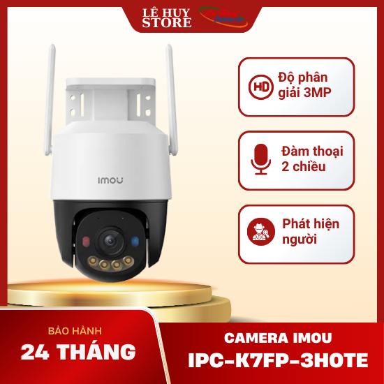 Camera 4G ngoài trời Xoay 360 IMOU IPC-K7FP-3H0TE | IPC-K7FP-5H0TE - Hàng Chính Hãng