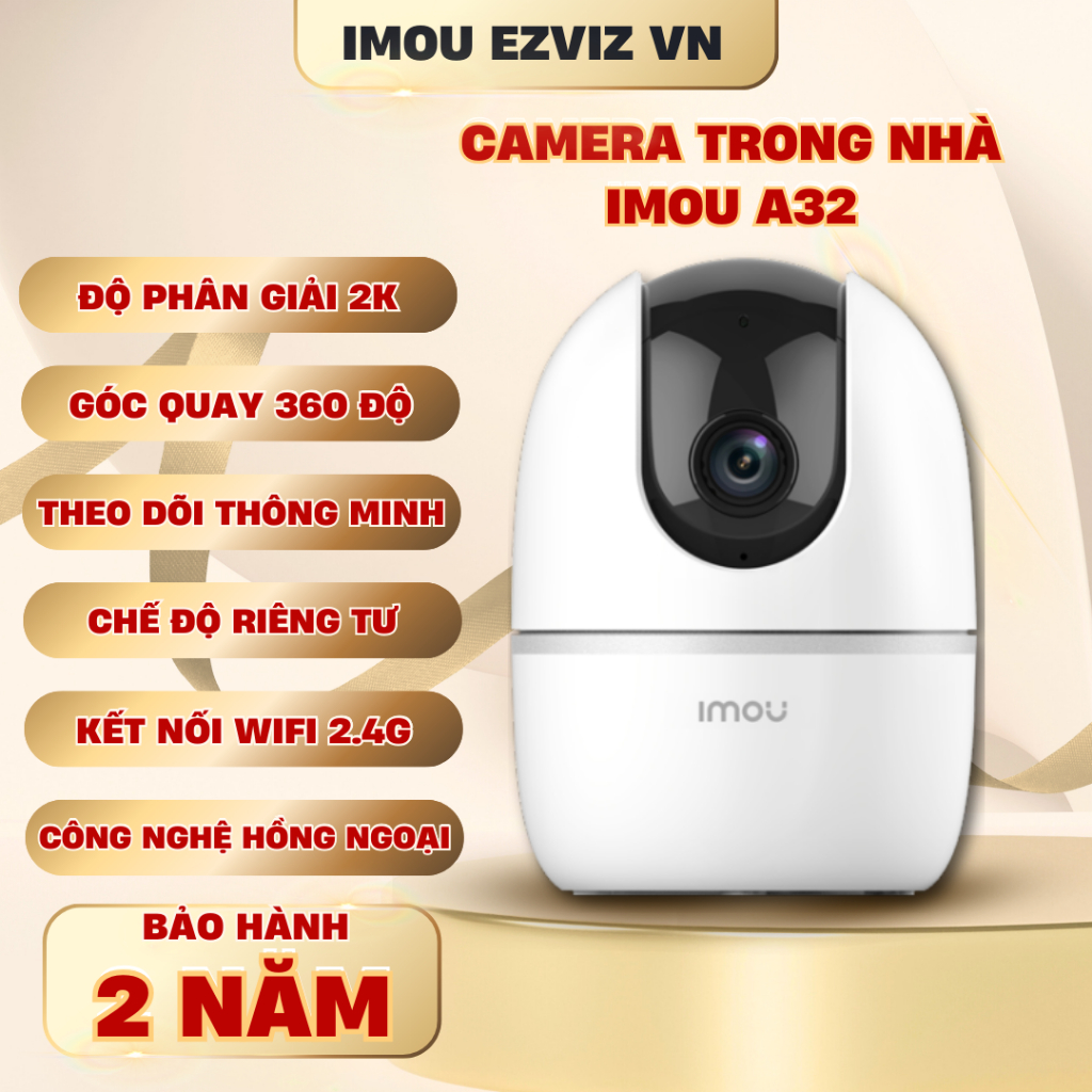 Camera Wifi Imou A32 3MP 2K Xoay 360 Độ Đàm Thoại 2 Chiều Phát Hiện Người