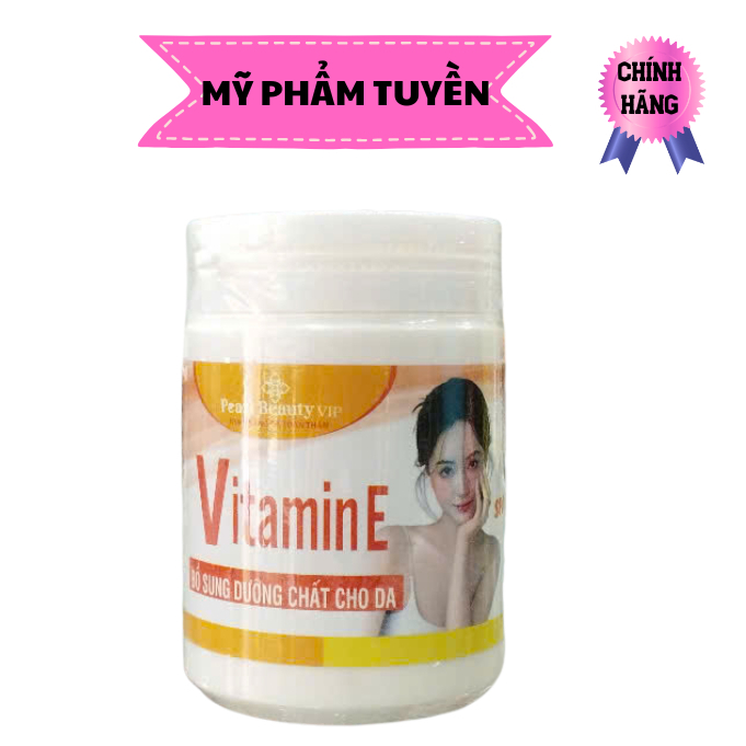 Kem trắng da toàn thân Pearl Beauty Vip Vitamin e (250g)