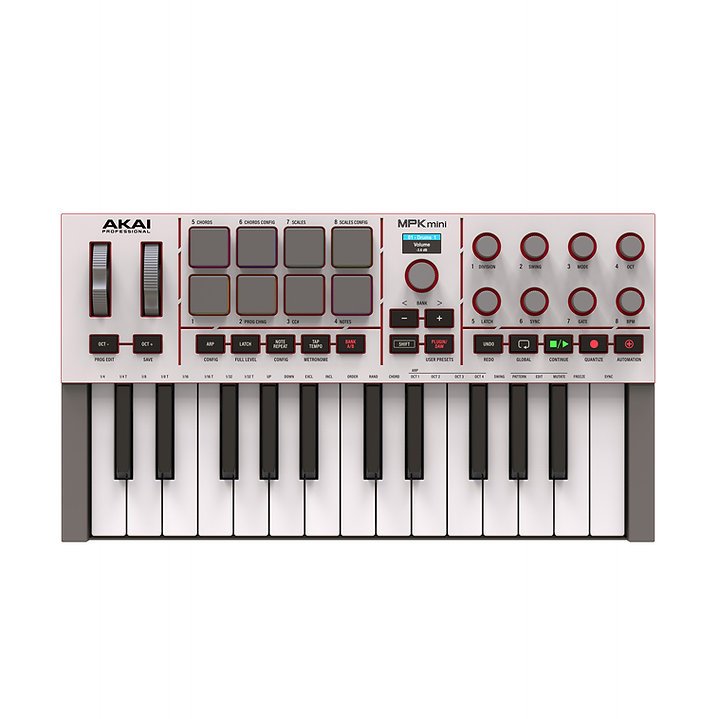 AKAI MPK MINI MK4 (GREY) MIDI LÀM NHẠC CHẤT LƯỢNG CAO