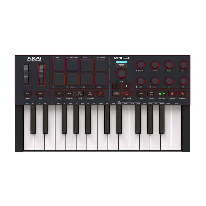 AKAI MPK MINI MK4 (BLACK) MIDI LÀM NHẠC CHẤT LƯỢNG CAO
