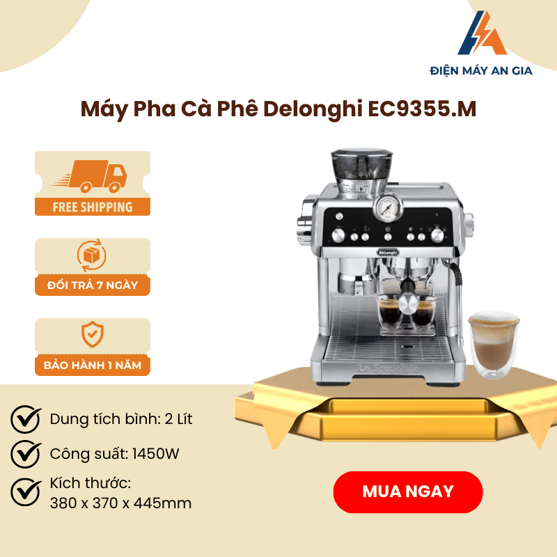 Máy Pha Cà Phê Espresso DeLonghi La Specialista Prestigio EC9355.M - Xay & Pha Tự Động - PEB