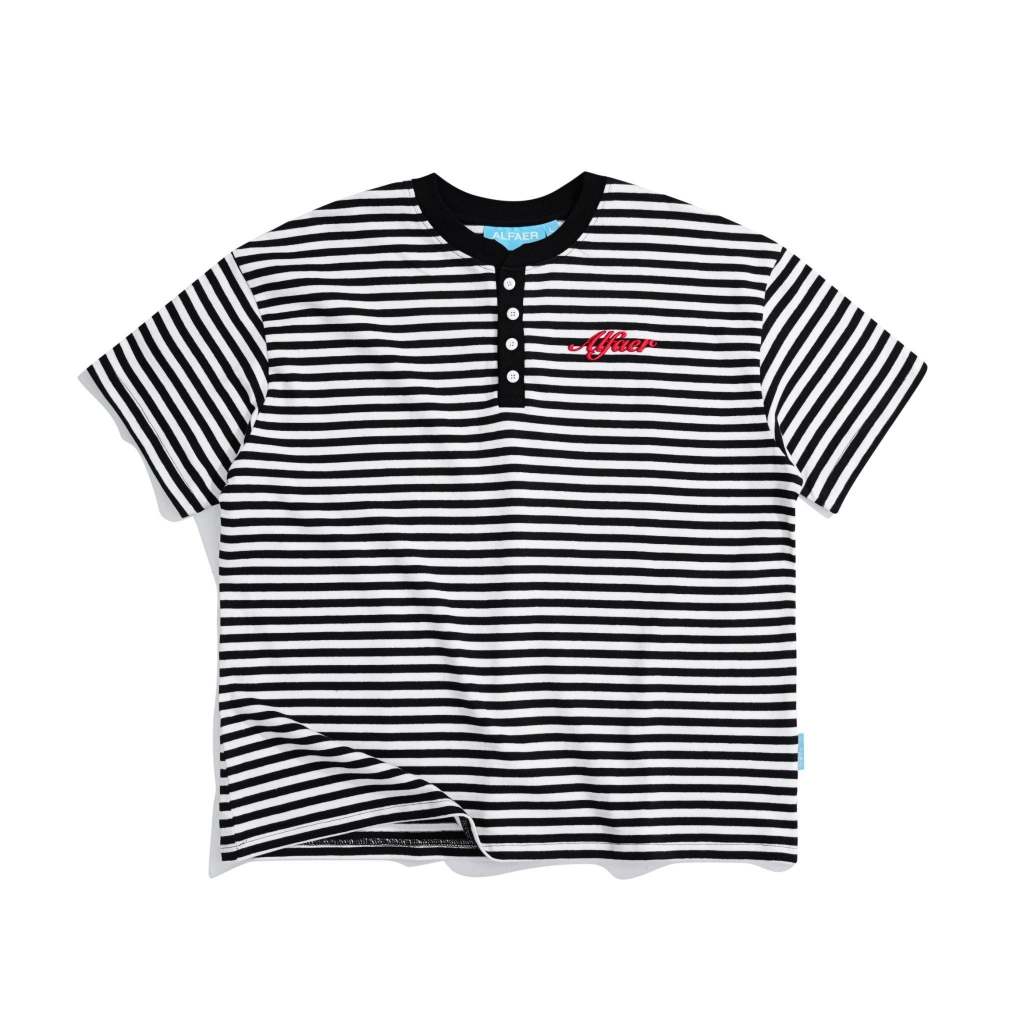 ÁO “ALFAER” STRIPED T-SHIRT_RED